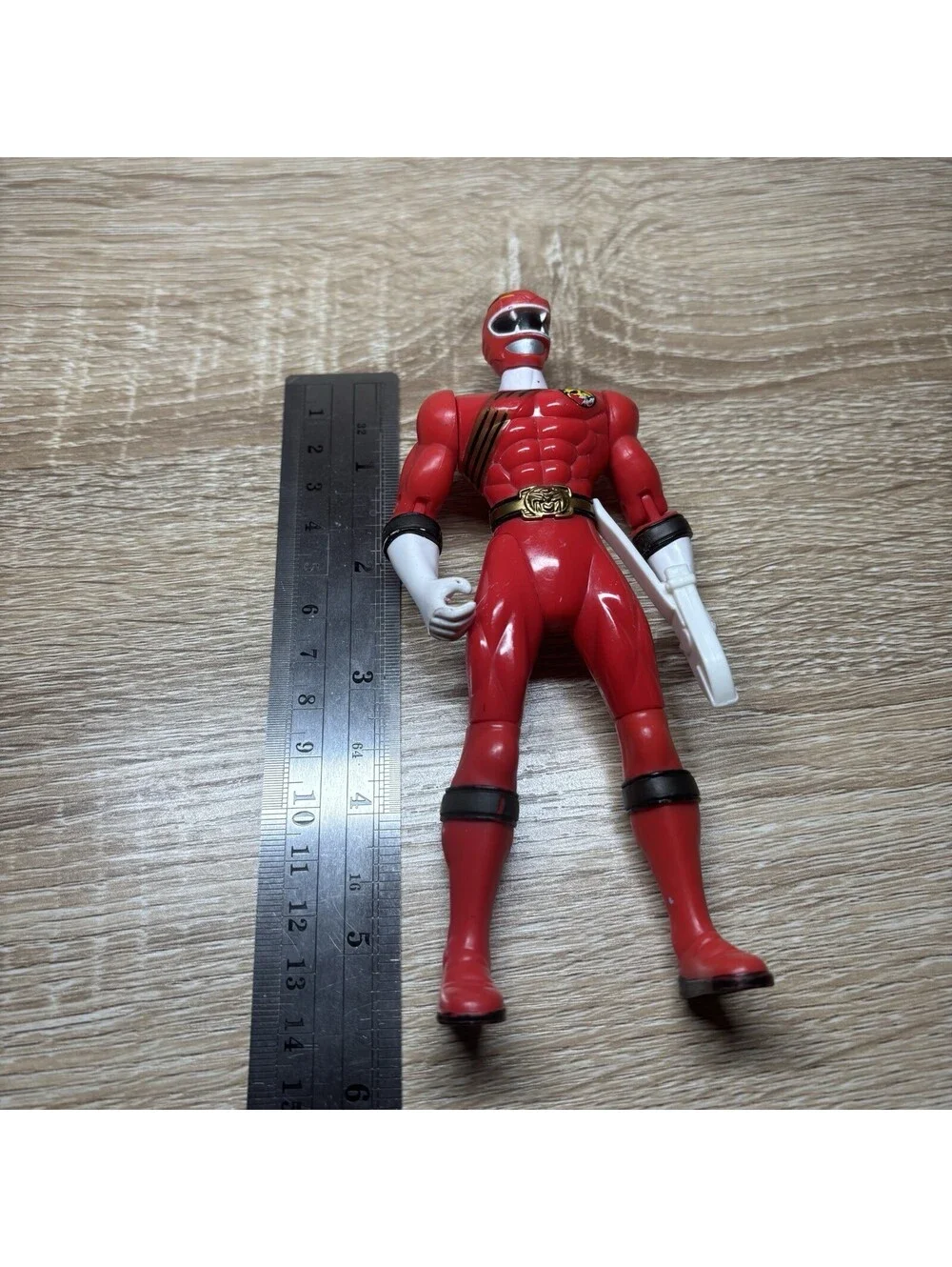 Power Rangers Wild Force Red Ranger Action Figure 2001 Bandai 5.5